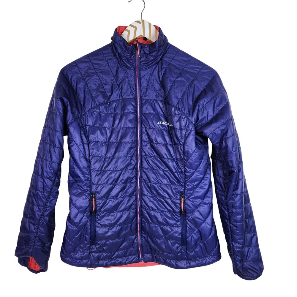 EDDIE BAUER First Ascent Jacket Womens XS Purple‎ Red Reversible Pertex Quantum